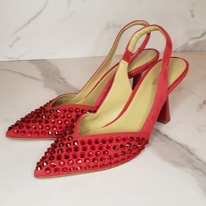 MICHAEL Michael Kors Scarlet Crystal Slingback Sandals